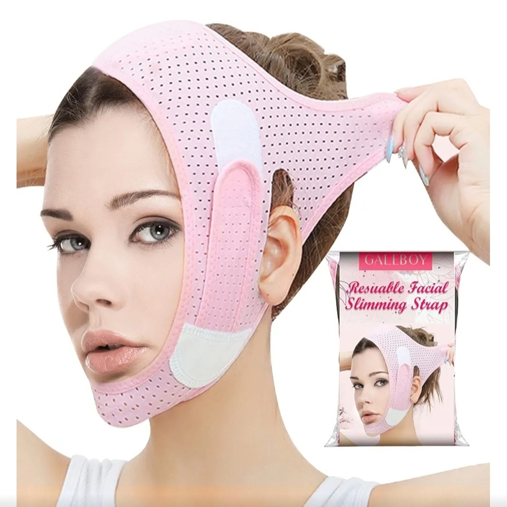 GALBOY Pink Facial Slimming Strap